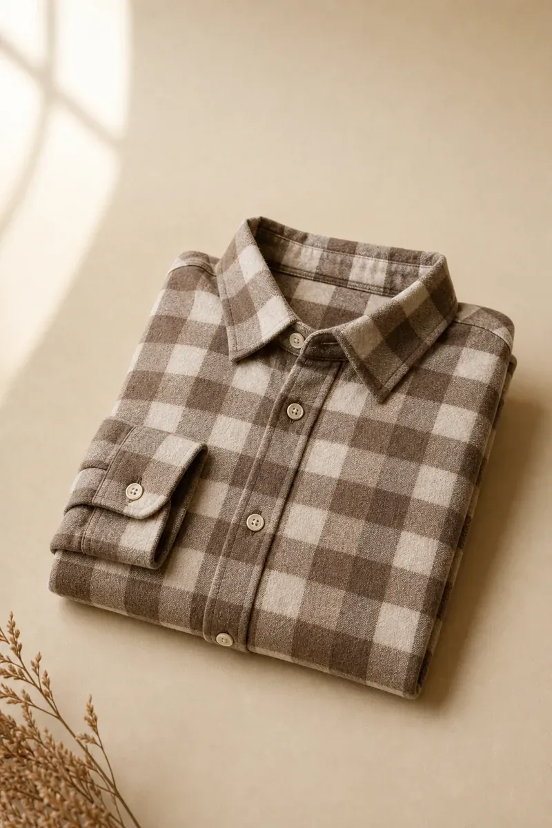 Brushed Check Flannel Shirt