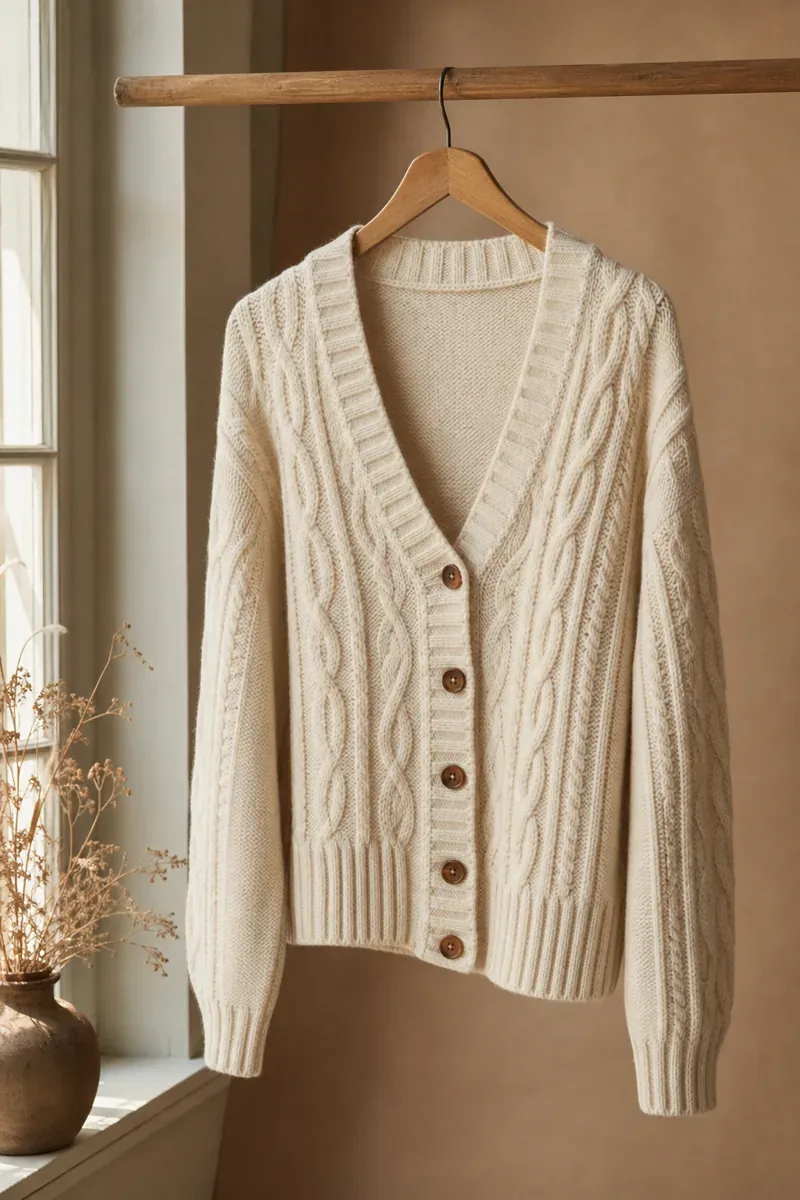 Cable Knit Cardigan