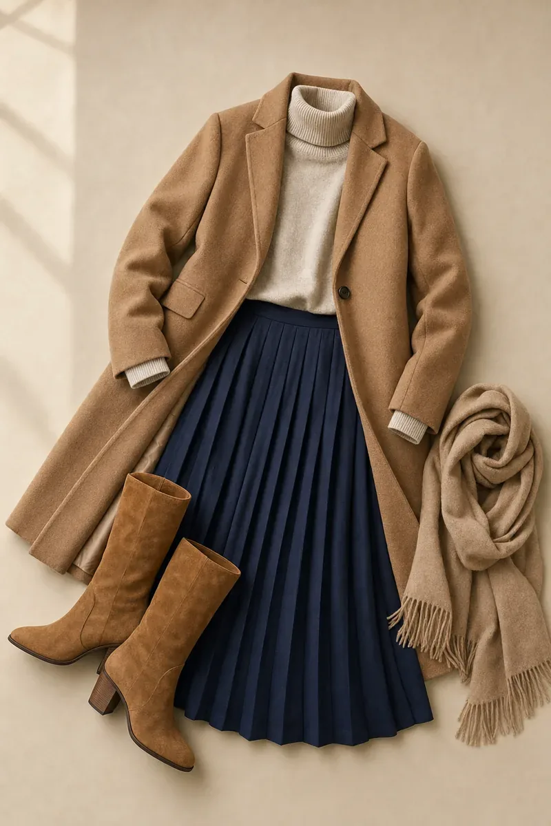 The camel overcoat