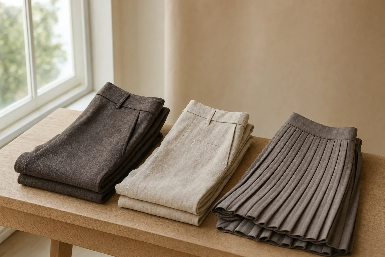 Trousers and skirts