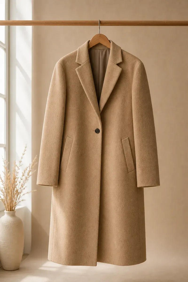 The camel overcoat