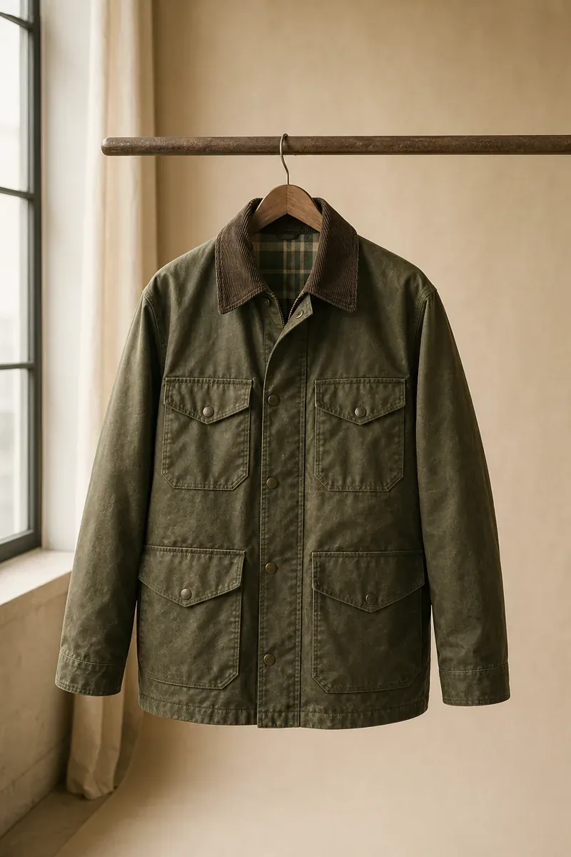 Waxed Cotton Field Jacket