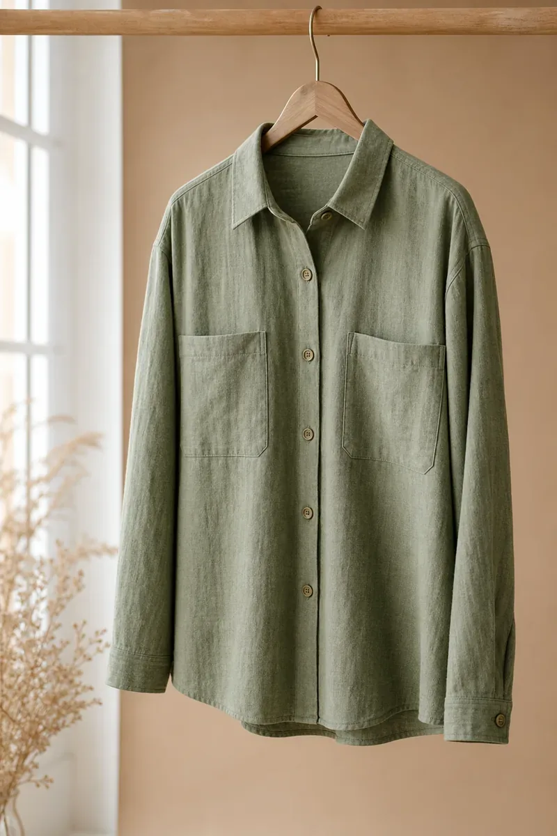 Washed Linen Overshirt